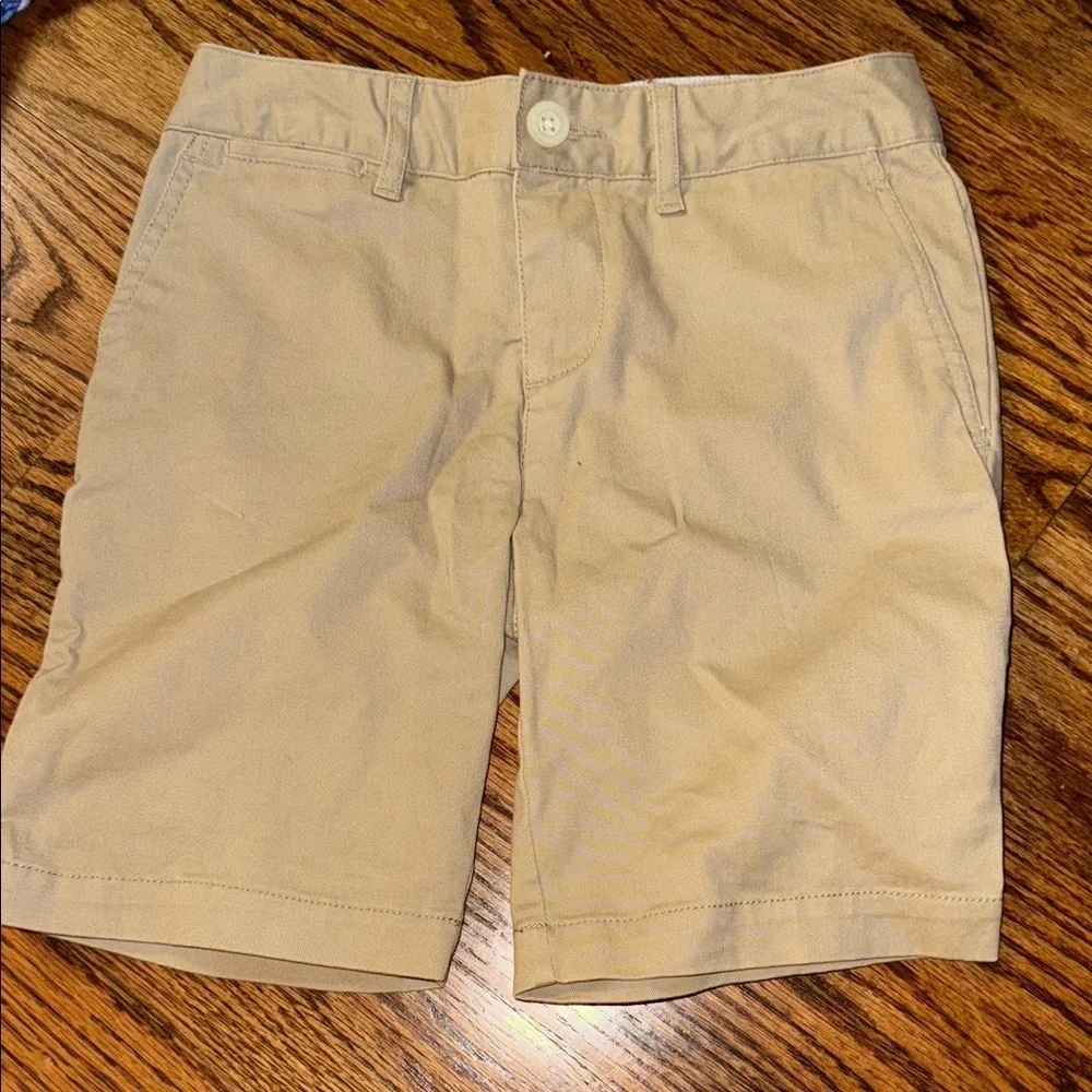 Ralph Lauren girls khaki shorts size 8 EUC